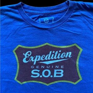 Y2K Expedition One skateboards Genuine S.O.B T-Shirt beer skate tee vintage